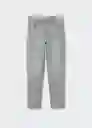 Jeans Newmom Tejano Gris Talla 46 Mujer Mango