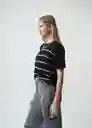 Camiseta Mujer Negro Puro L 403G003 Naf Naf