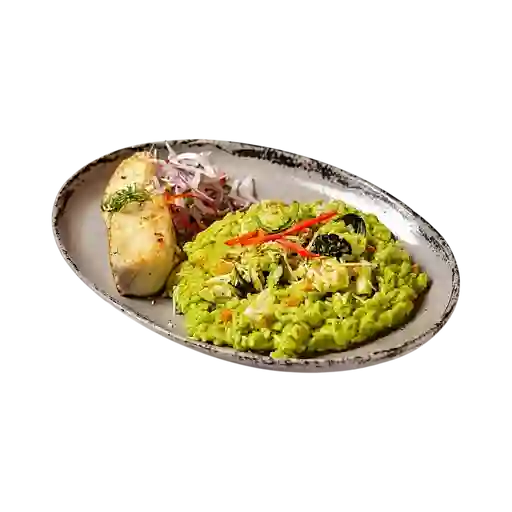 Arroz marino con pesca del día