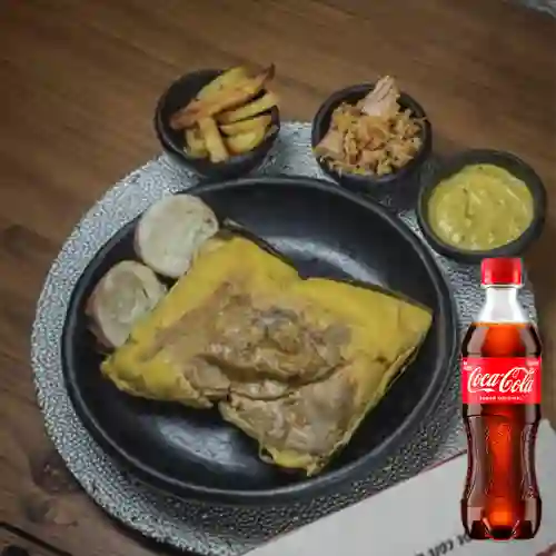 Combo Tamal Sencillo + Coca Cola Original 400 ml