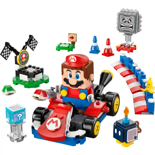 Set Construcción Mario Kart Mario Interactivo Estándar Lego