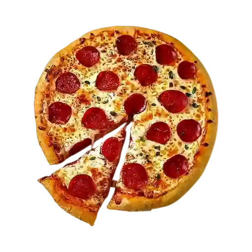 Pizza clásica peperoni mediana