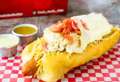 Perro de Pollo Desmechado