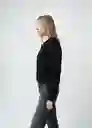 Saco Tejido Mujer Negro Puro M 583G027 Naf Naf