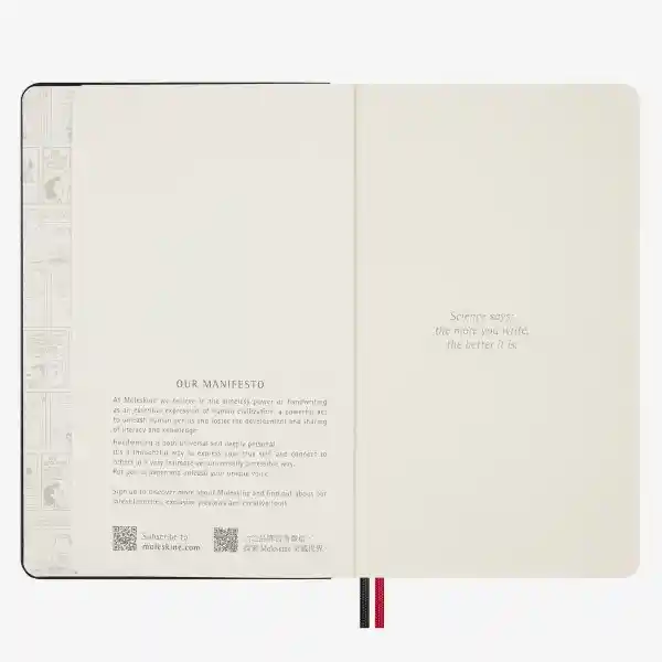 Moleskine Cuaderno Rayas Snoopy Grande Hc