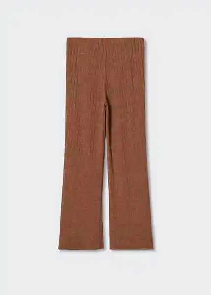 Pantalón Margaux-A Marrón Talla XL Mujer Mango