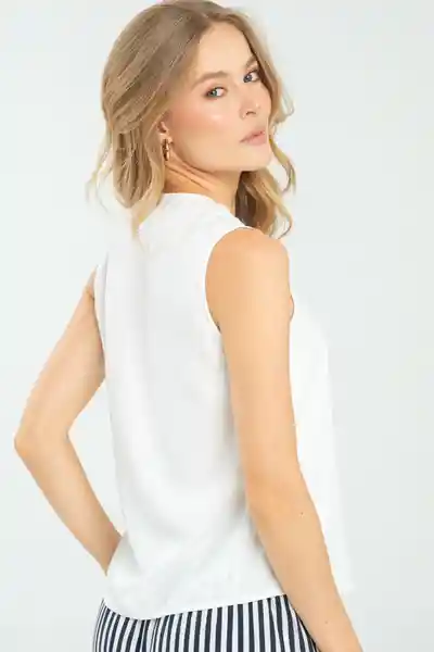 Blusa Cecilia Color Blanco Crudo Talla XL Ragged