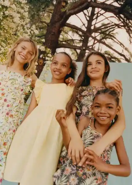 Vestido Aura Amarillo Talla 09 Niña Mango