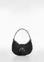 Bolso P Puffy Negro Mujer Mango