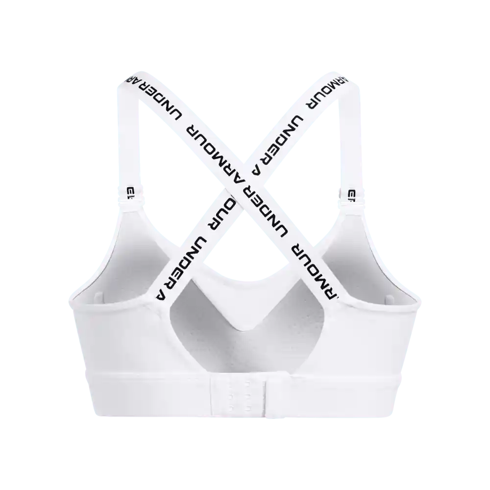 Under Armour Crop Infinity High Bra 223 Blanco Mujer Blanco Mac