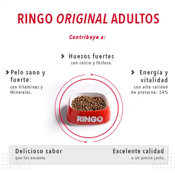 Ringo Alimento de Perro  Original Adulto