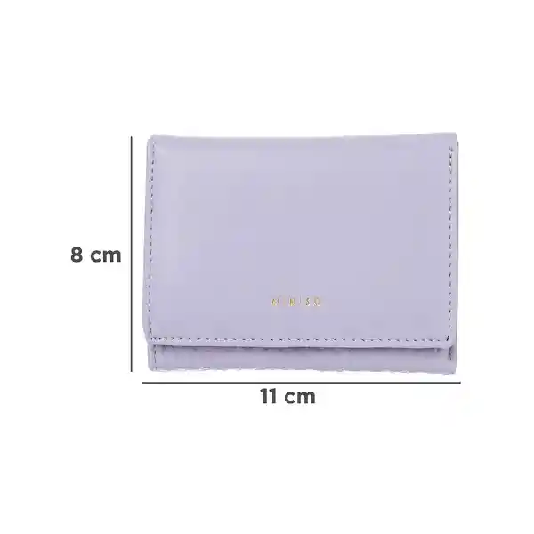 Cartera Para Mujer Mediana Serie Perlitas Lila Miniso