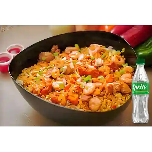Combo Arroz Chino Especial + Sprite Original 400ml