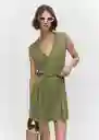 Enterizo Mono Cati Khaki Talla XS Mujer Mango