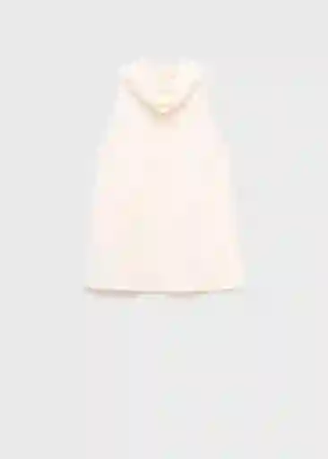 Blusa Godia Crudo Talla S Mujer Mango