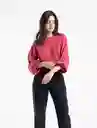 Camisa Qual Rosa Rubor Oscuro Talla L Naf-Naf 