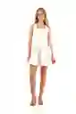 Vestido Corto Miuccia Marfil Talla XS Mercedes Campuzano