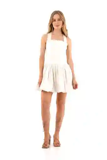 Vestido Corto Miuccia Marfil Talla XS Mercedes Campuzano