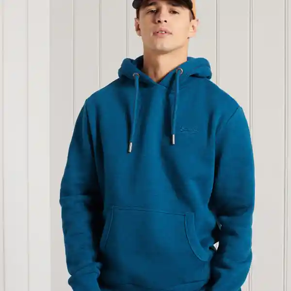 Superdry Buzo ol Classic Hood Azul Talla XL