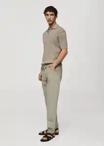 Jean Ben Khaki Talla 42 Hombre Mango