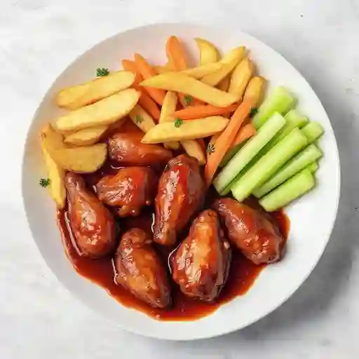 Alitas bbq ahumadasx4