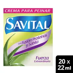 Savital Crema Peinar Fusion Proteínas y Sabila