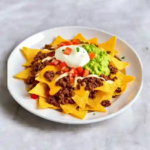 Nachos con carne