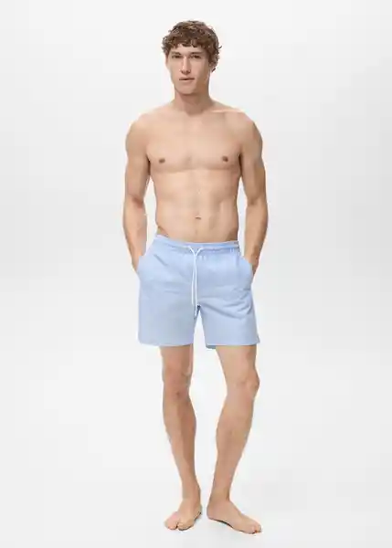 Short Seer Celeste Talla XL Hombre Mango