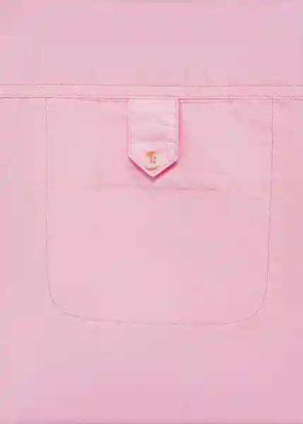 Camisa Nia Rosa Pastel Talla 18 Mujer Mango