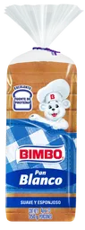 Pan Tajado Bimbo Blanco Suave Esponjoso (350 Gr)