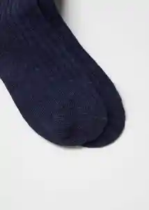 Calcetines Riblong Navy Talla 21 Niña Mango