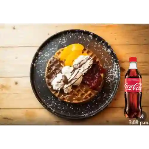 Combo Waffle Camino al Amor +Cocacola Orig 500ml
