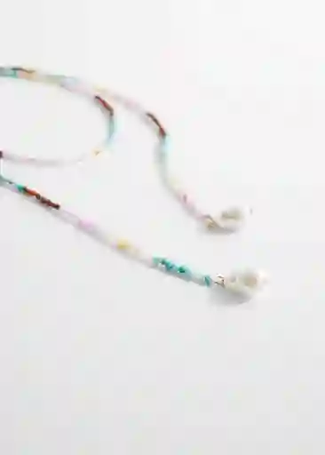Collar Luna Rosa Pastel Talla 99 Mujer Mango