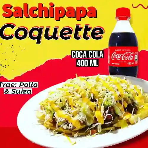 Salchipollo Coquette + Coca Cola 400 ml