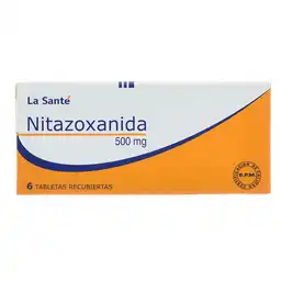 La Santé Nitazoxanida (500 mg) 6 Tabletas