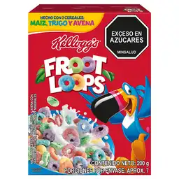 Froot Loops Cereal Mezcla Trigo Maíz Avena Frutas