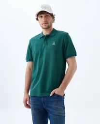 Camiseta Hombre Verde Talla M 809F004 Americanino