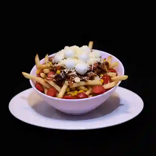 Salchipapa super especial