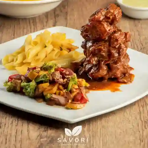 Osobuco de Ternera en Salsa Demiglace