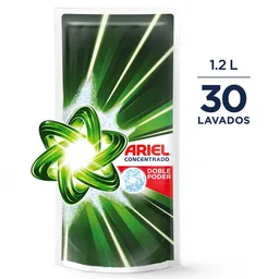 Detergente Liquido Ariel Doble Poder de 1.2L Jabon para Ropa