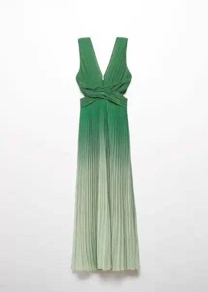 Vestido Gina-A Verde Talla XS Mujer Mango