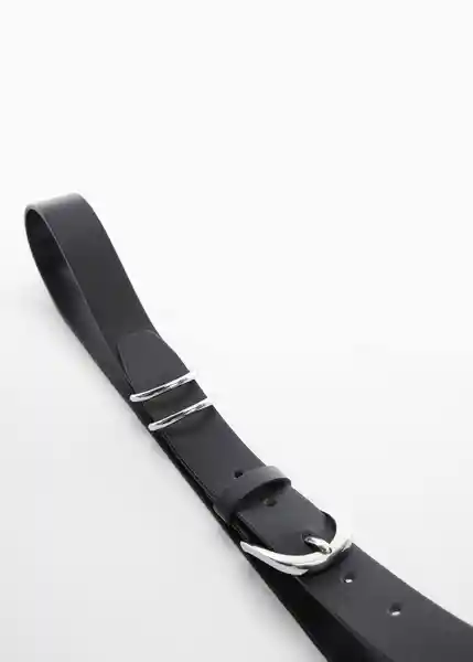 Cinturón Jana Negro Talla M Mujer Mango