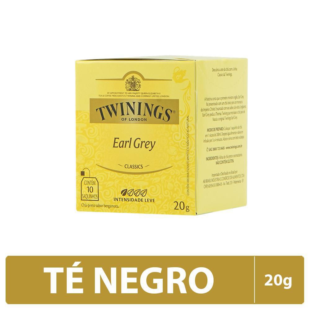 Twinings Té Negro Clásico Earl Grey 20 und