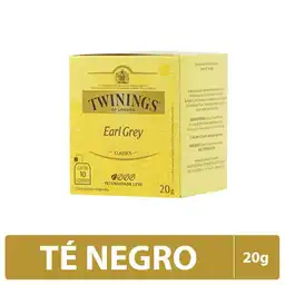 Twinings Té Negro Clásico Earl Grey