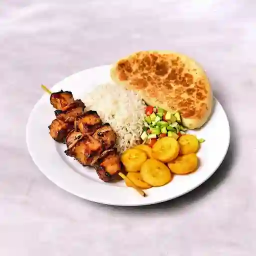 Chuzos De Cerdo O Pollo