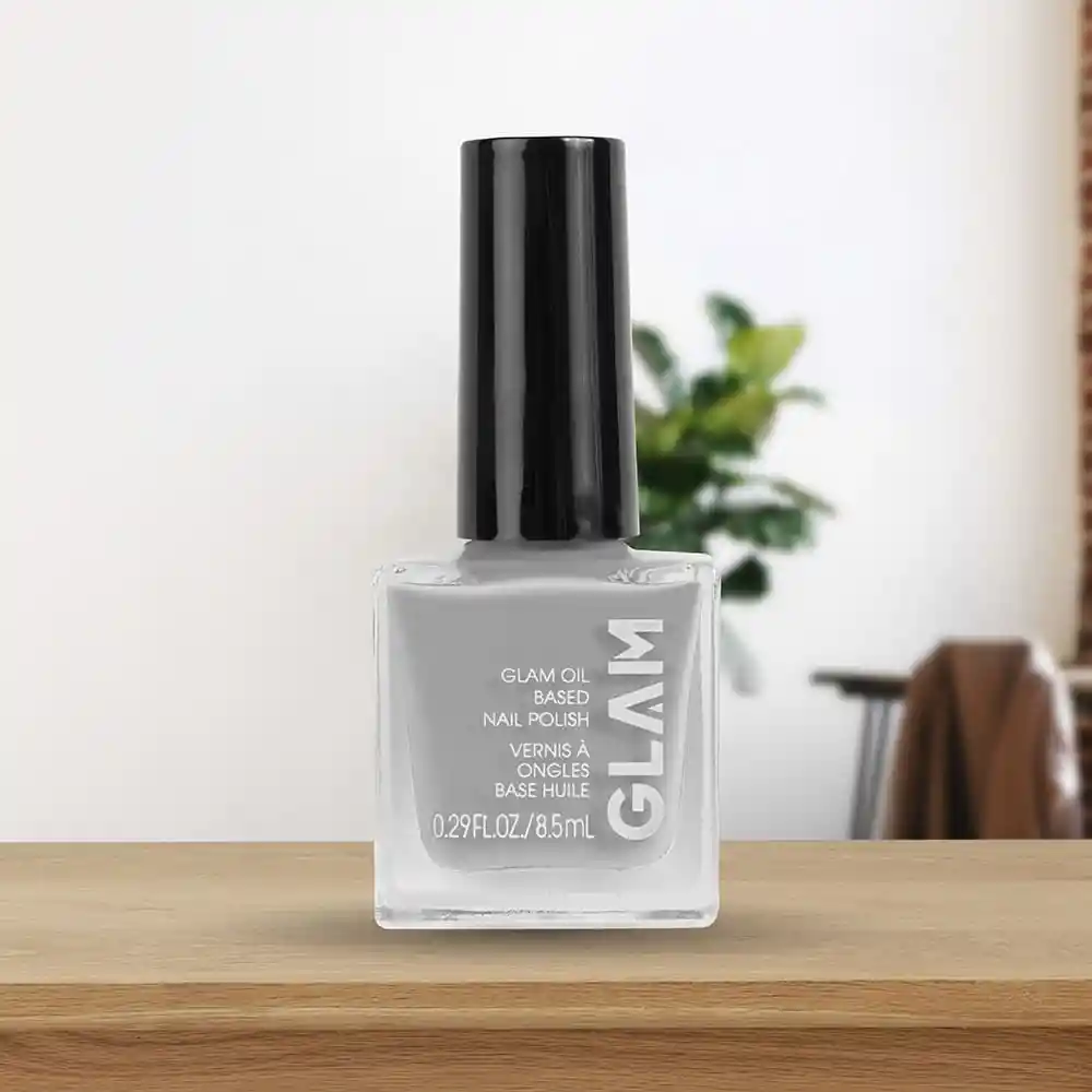 Miniso Esmalte Para Uñas a Base de Aceite Gris Retro