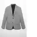 Blazer Americana Paulo Gris Talla 52 Hombre Mango