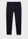 Pantalón Prato Navy Talla 38 Hombre Mango