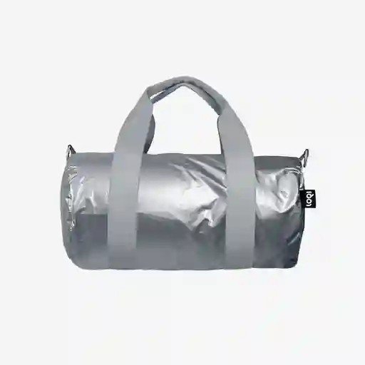 Loqi Bolsa Duffel Mediano Ligero Gris Metalizado
