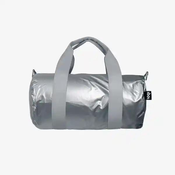 Loqi Bolsa Duffel Mediano Ligero Gris Metalizado